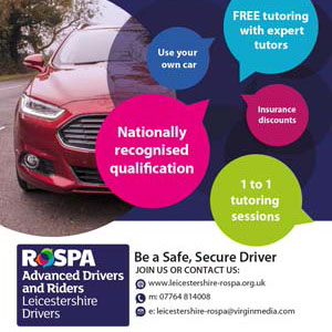 The Royal Society for the Prevention of Accidents Adsvanced Drivers A5 leaflet